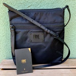 New Frye Ivy Black on Black Crossbody Bag